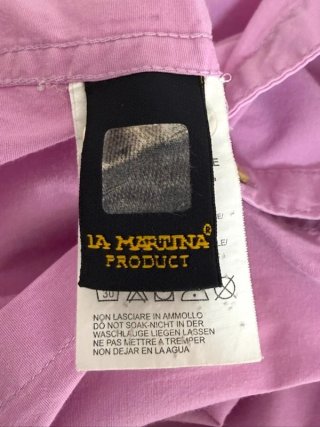 La Martina Camicia Donna 2 \ S Rosa Cotone Stretch
