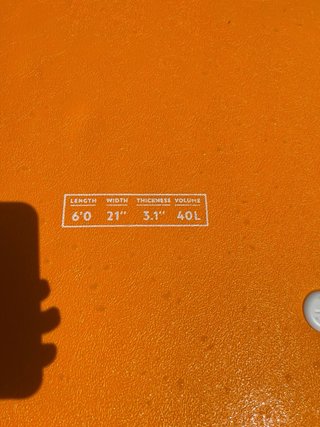 Tabla de surf OLAIAN naranja