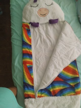 Saco de dormir unicornio arcoíris
