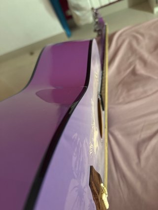 Guitarra Acústica Hannah Montana Morada