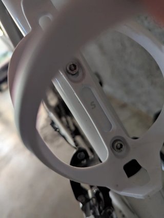 Bicicleta de carretera B-twin blanca