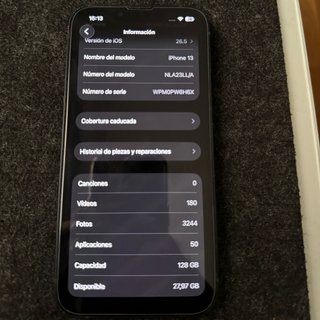iPhone 13 128GB - Batería 88%