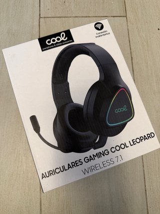 Auriculares Gaming COOL Leopard Wireless 7.1