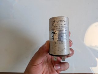 Condensador CBB65A-1 10uF 450VAC