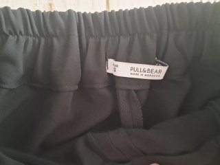 Shorts Pull&Bear negros con lazo