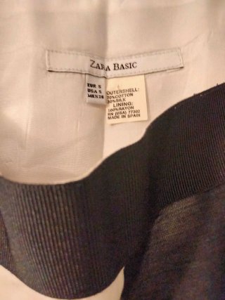 Vestido Zara Talla S Lunares