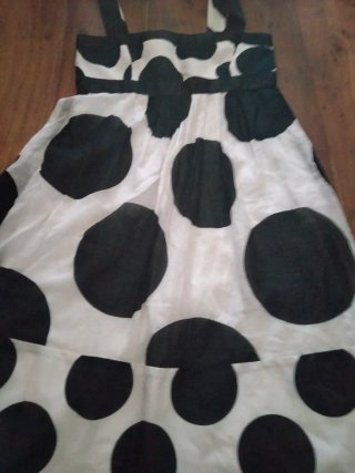 Vestido Zara Talla S Lunares