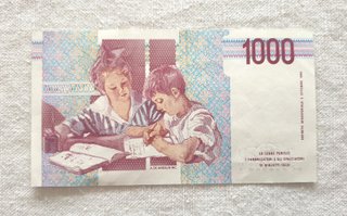 Banconota 1000 Lire - M. Montessori 1990 FDS