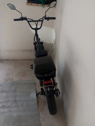 Bici Eléctrica Fat Bike Negra