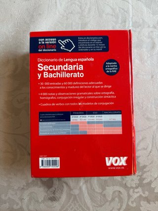 Diccionario de Secundaria y Bachillerato
