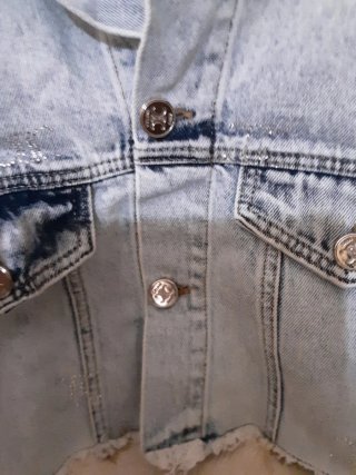 Giacca jeans corta Celine donna