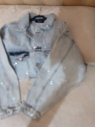 Giacca jeans corta Celine donna