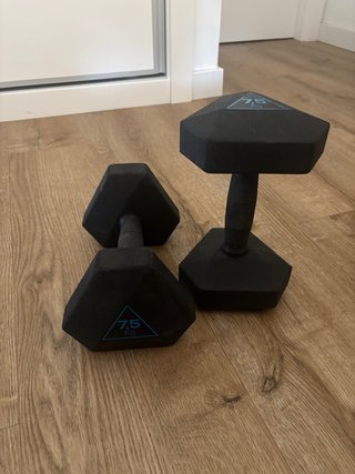 Set Mancuernas Decathlon 10kg, 7.5kg, 5kg