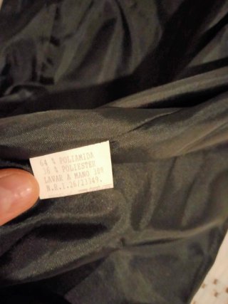Vestido fiesta negro talla 42