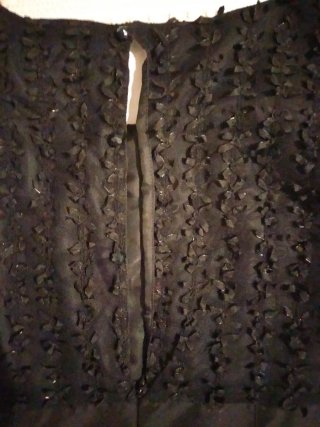 Vestido fiesta negro talla 42
