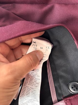 Traje hombre burdeos sin estrenar