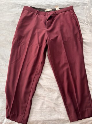 Traje hombre burdeos sin estrenar