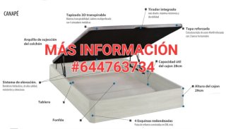 Canapés abatibles NUEVOS diferentes medidas