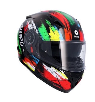 Casco Moto SHIRO Negro Multicolor