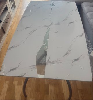 Se regala mesa cristal