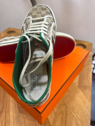 Zapatillas Gucci Originales Marrón y Verde