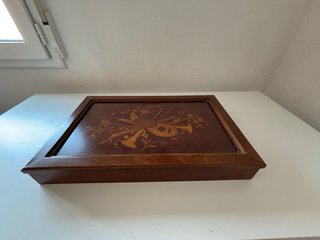 Cuadro Marquetería Eléctrico Madera