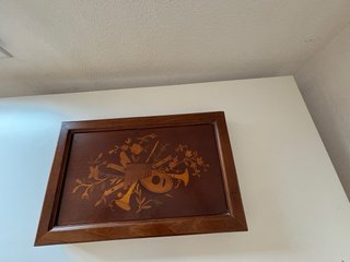 Cuadro Marquetería Eléctrico Madera
