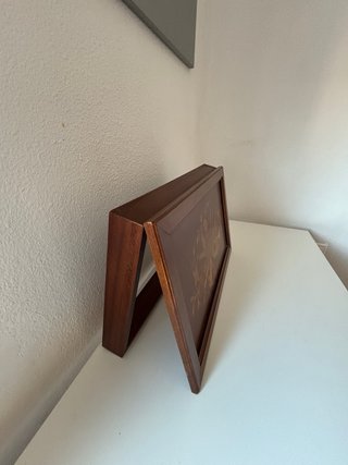 Cuadro Marquetería Eléctrico Madera