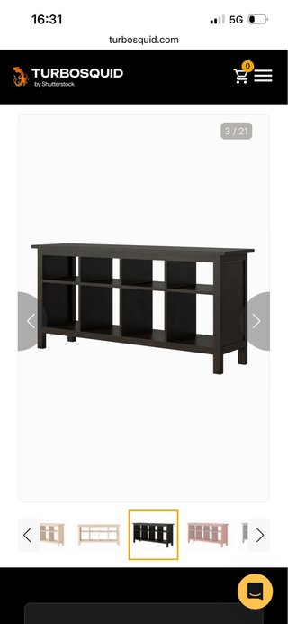 Consola recibidor o mueble TV. Ikea Hemnes negro