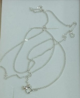 Cadena de 50cm de Plata de Ley
