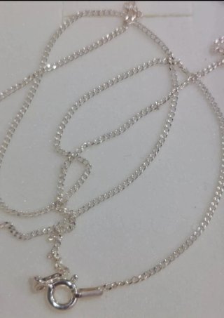 Cadena de 50cm de Plata de Ley