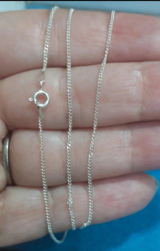 Cadena de 50cm de Plata de Ley