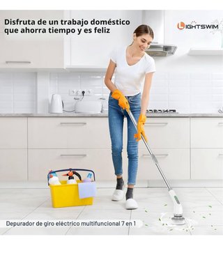 Limpiador Eléctrico Giratorio 7 en 1 •NUEVO•