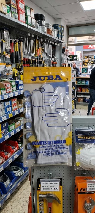 Guantes de trabajo JUBA blancos
