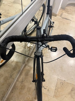 Bicicleta Triban RC 120 Talla M Gris Claro