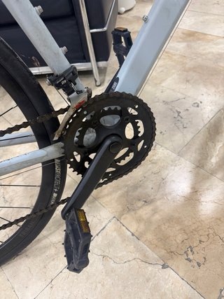 Bicicleta Triban RC 120 Talla M Gris Claro