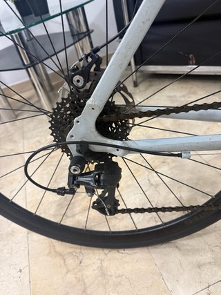 Bicicleta Triban RC 120 Talla M Gris Claro