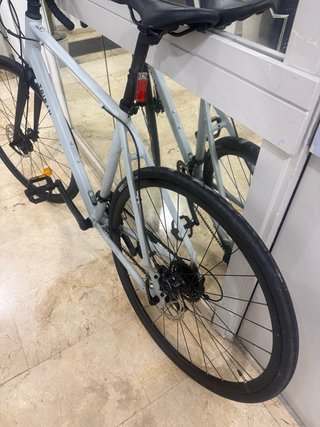 Bicicleta Triban RC 120 Talla M Gris Claro