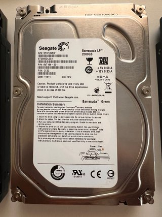 Discos Duros Seagate Barracuda 2TB SATA. 4 unidad