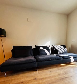 Sofá modular Ikea Soderhamn gris oscuro