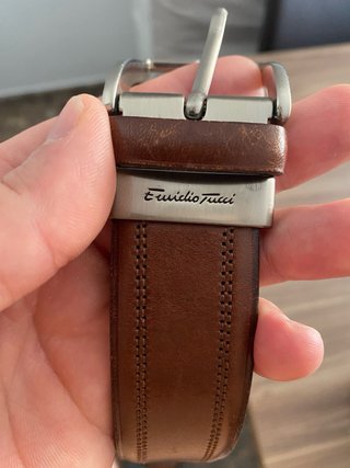 Cinturón Lacoste reversible marrón Cinturon Emilio