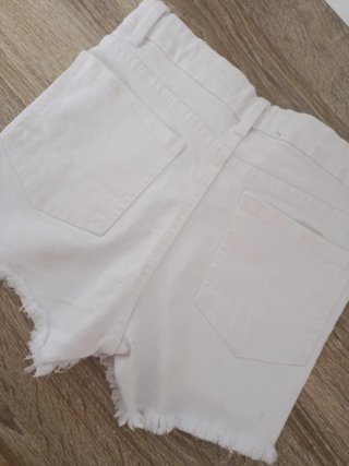 Pantalón vaquero niña blanco T.11-12 años