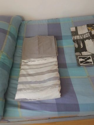 LITERA CON COLCHON, ALMOHADAS,FUNDAS Y RELLENOS