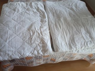 LITERA CON COLCHON, ALMOHADAS,FUNDAS Y RELLENOS