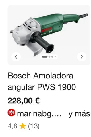 Amoladora Radial Bosch PWS 1900