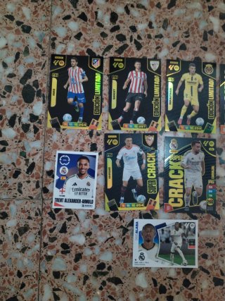 Cartas de fútbol Super crack y edición limitada
