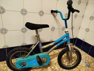 Bicicleta infantil Looney Tunes azul