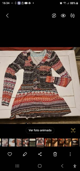 Vestido BOMBOM estampado talla S