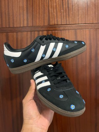 Adidas Samba Flores Negras Talla 38