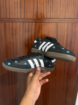 Adidas Samba Flores Negras Talla 38
